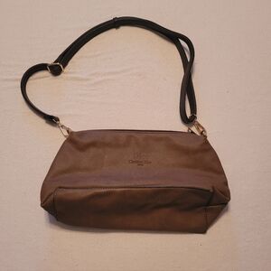 Tan Leather Crossbody Bag